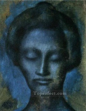 Cabeza de mujer 2 1901 Pablo Picasso Pinturas al óleo